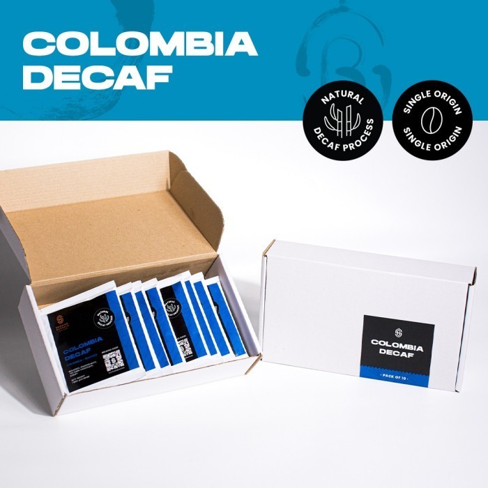 

Coffee Drip Bag 12gr - Colombia Decaf (Arabica Specialty) - Smoking Barrels