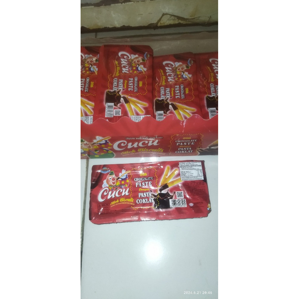 

Cucu stick biscuit pasta coklat 1pieces