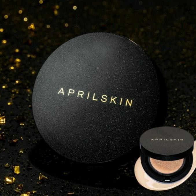 SS ORIGINAL April Skin black case magic snow cushion SPF 50 2.0