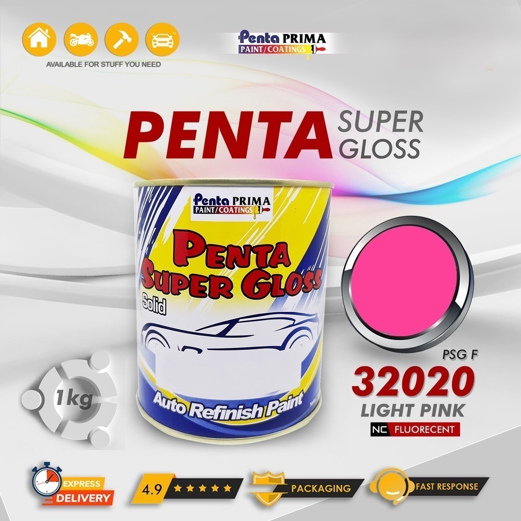 

cat penta super gloss solid nc light pink fluorent 32020