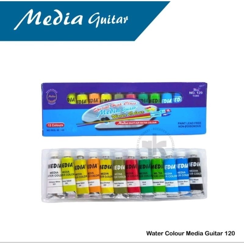 

Grosir Media Guitar Cat Air Set 12 Watercolour