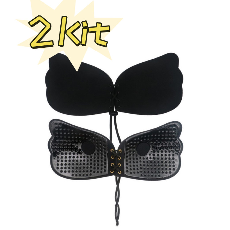 

2 Pcs Bra Wings Strapless Bra Lingerie Tidak Kawat Tidak Tali Bra Magic Bra Ukuran C