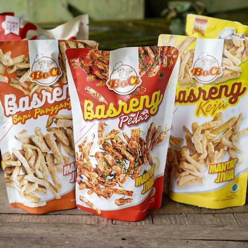 

Basreng Boci Mantap Jiwa Bumbu Pedas Nagih dan Keju Sapi Panggang Enak Gurih Renyah Asli Bumbu Rempah Khas Garut