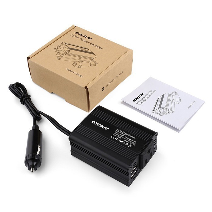 compact car inverter DC12V to AC220V 150W / konverter DC to AC
