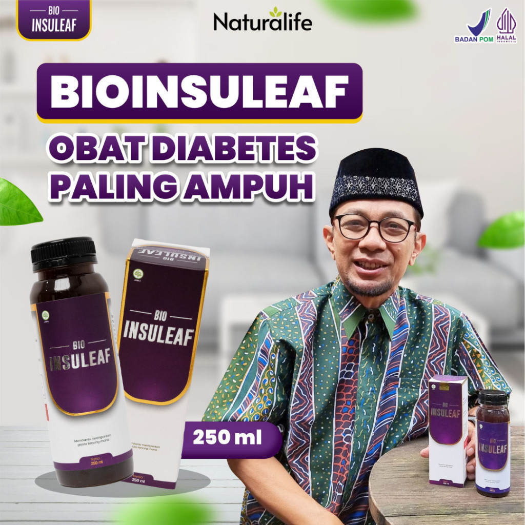 BIO INSULEAF Herbal Diabetes Original Mengontrol Gula Darah Tinggi Bio Insulin Kencing Manis