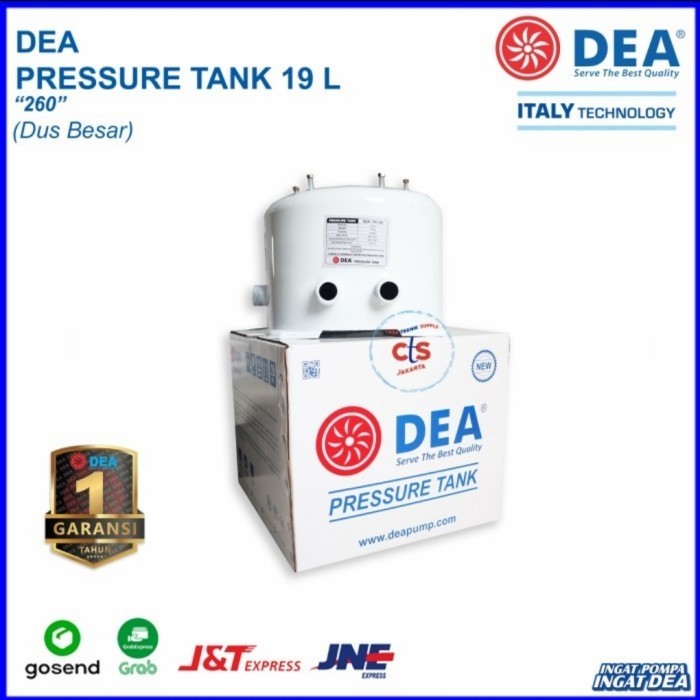 TANGKI PRESSURE TANK DEA TIPE 260 19 LITER