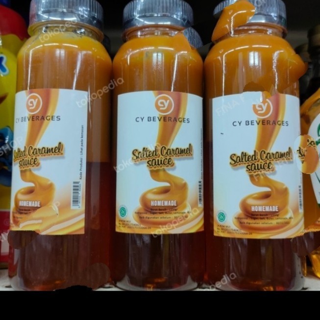 

cy salted caramel sauce saus karamel 350gr