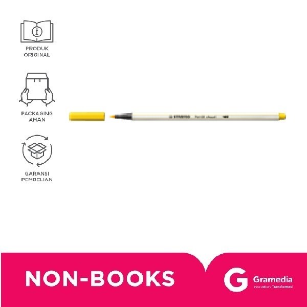 

Stabilo Pen 68 Brush Yellow