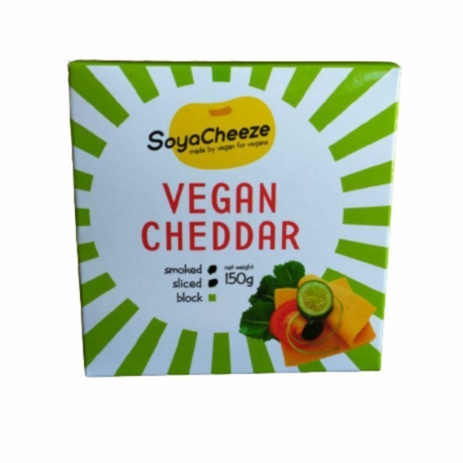 

soya cheeze vegan cheddar 150gr smokedd keju vegetarian