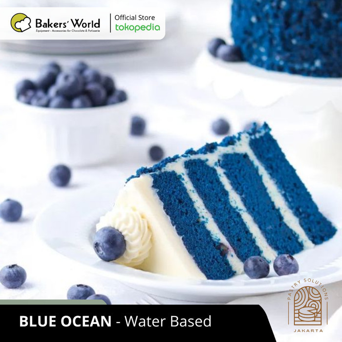 

[[ K23 - BEST SELLER ]] Pewarna Makanan - Pastry Solution BLUE OCEAN Water Soluble