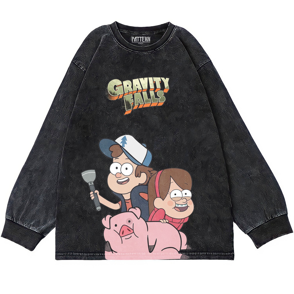 Patternmerch "gravity falls fantasy" Oversize T-Shirt | Longsleeve Oversized | washing tee | Kaos