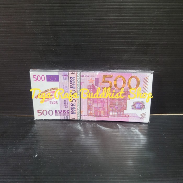 Hell Bank Note Euro 500 Sembahyang Leluhur Qing Ming panca