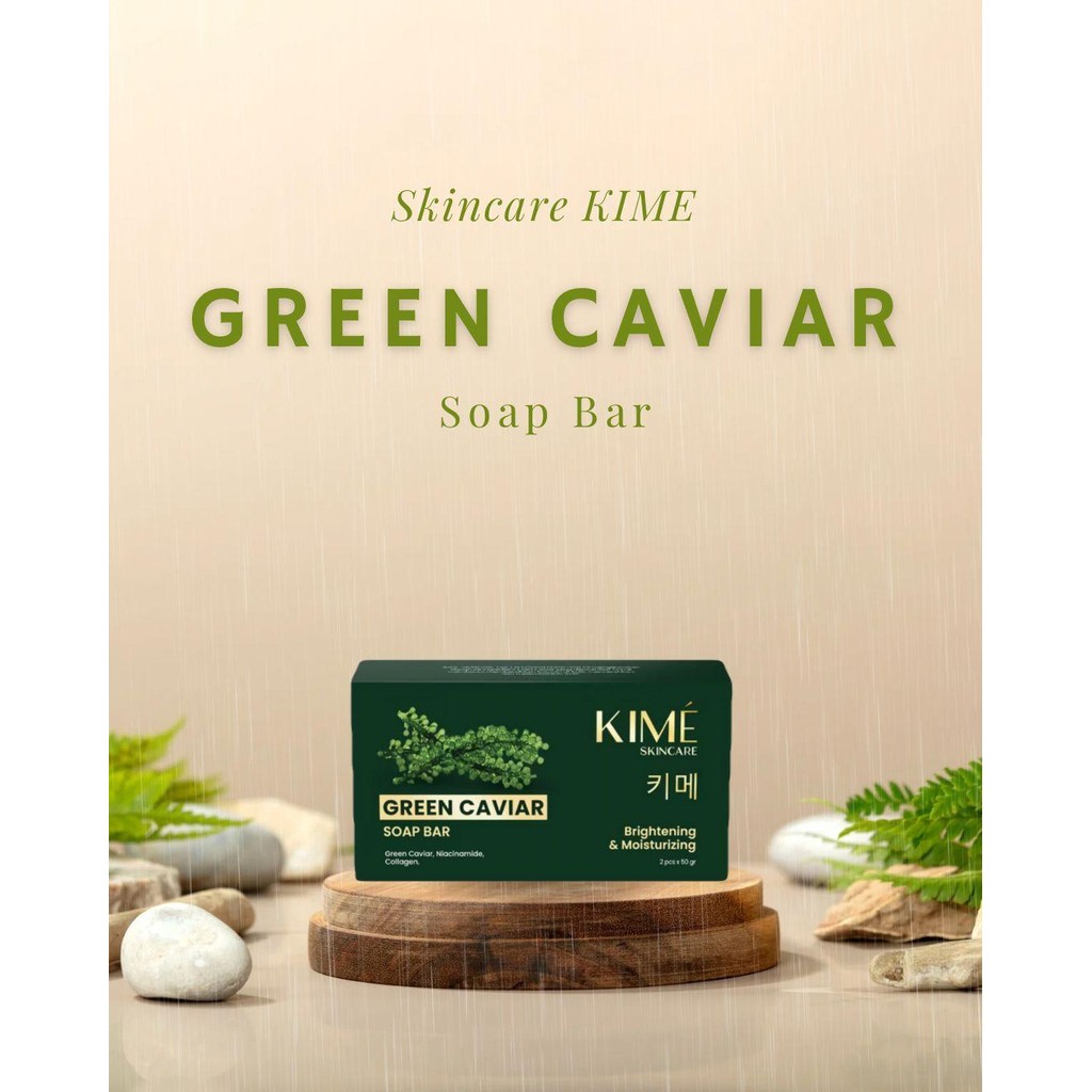 SABUN KIME GREEN CAVIAR || KIME SKINCARE GREEN CAVIAR SOAP PENCERAH