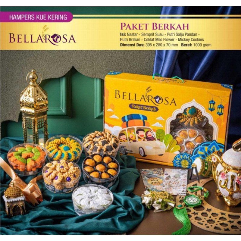 

PAKET KUE KERING BELLAROSA / HAMPERS LEBARAN BELLAROSA - PARCEL LEBARAN BELLAROSA