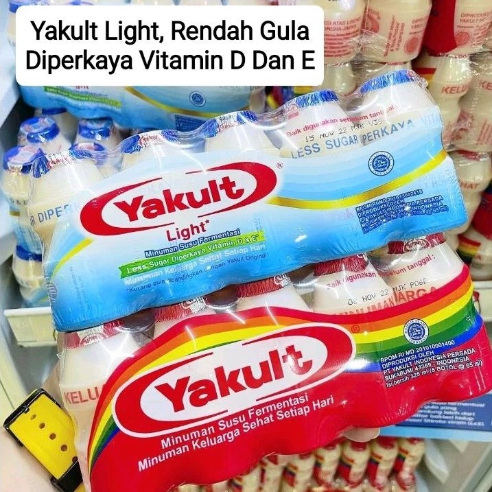 

Yakult - Yakult Light (Rendah Gula) per pack isi 5 botol