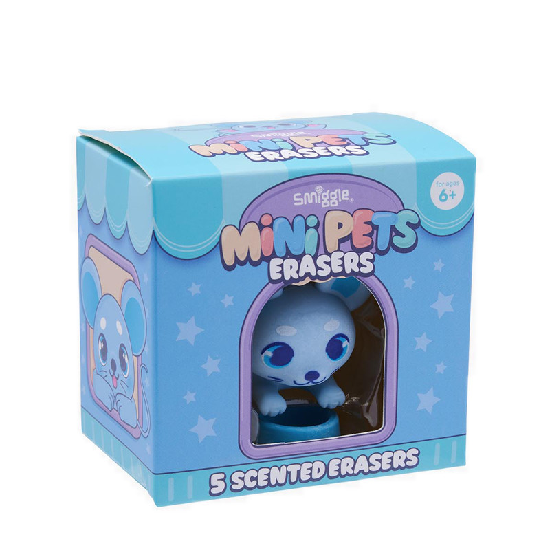 

Smiggle Mini Pet Eraser Pack - IGL470154BLU