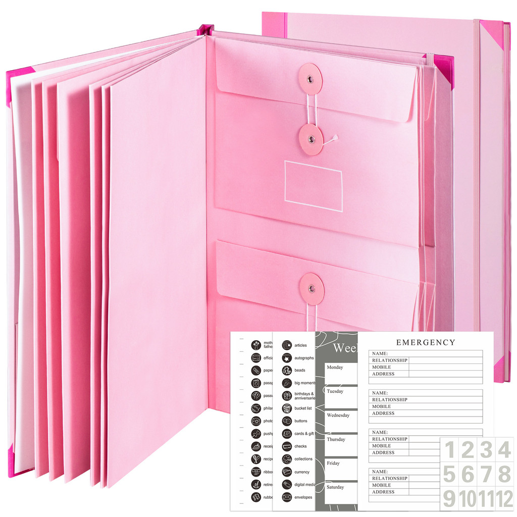 

Budget Planner Bag in Case I Go Missing Pocket Folder File Bag Split Storage Bag