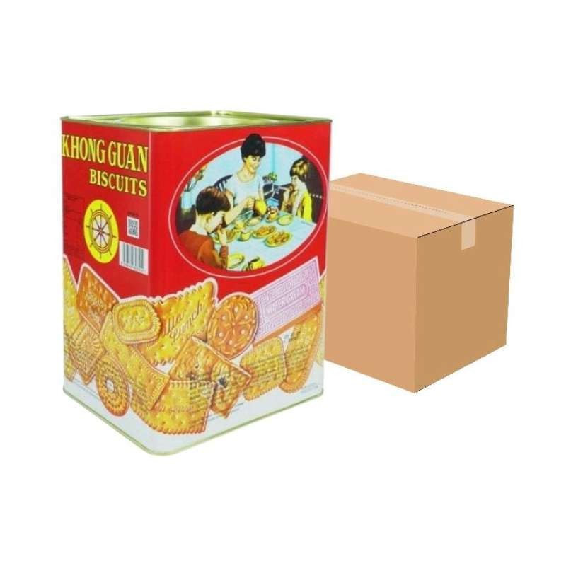 

Khong Guan Assorted Biscuits Kaleng Merah 1 Karton (6 x 1600gr)