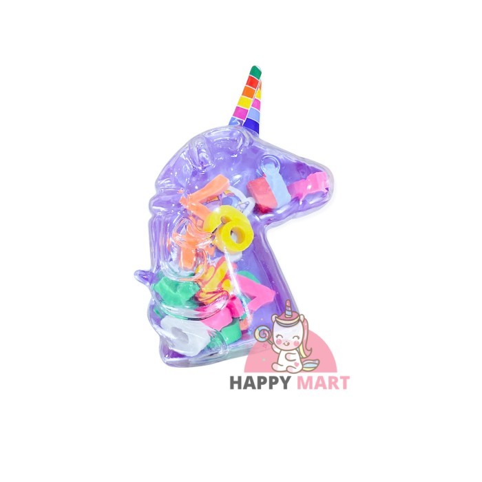 

Penghapus unicorn with unicorn head case - Ungu