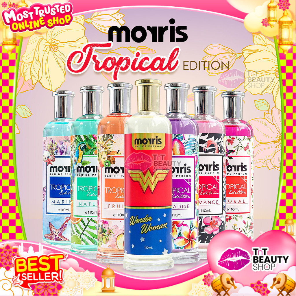 Morris Eau De Parfum Tropical Edition 110ml - EDP - Parfum Wanita | TnT Beauty Shop
