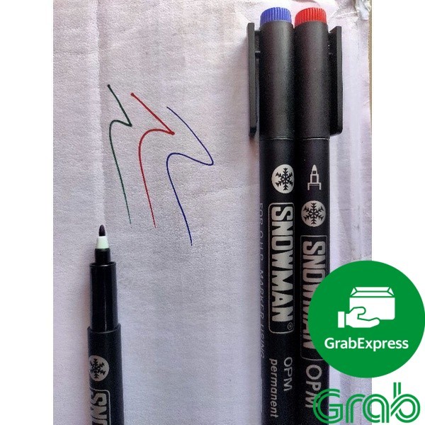 

Pulpen snowman murah / Spidol permanen snowman / spidol OHP OPM OPF