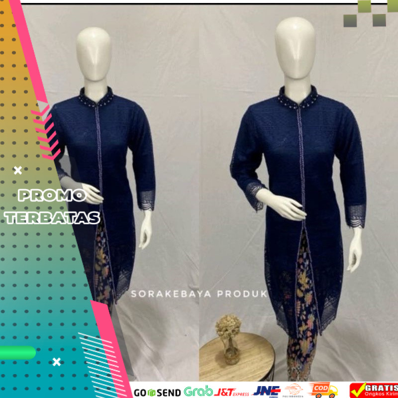 KEBAYA PAYET MODERN - TUNIK BROKAT BUSUI MODERN - KEBAYA PESTA - KEBAYA TUNIK - KEBAYA WISUDA MODERN