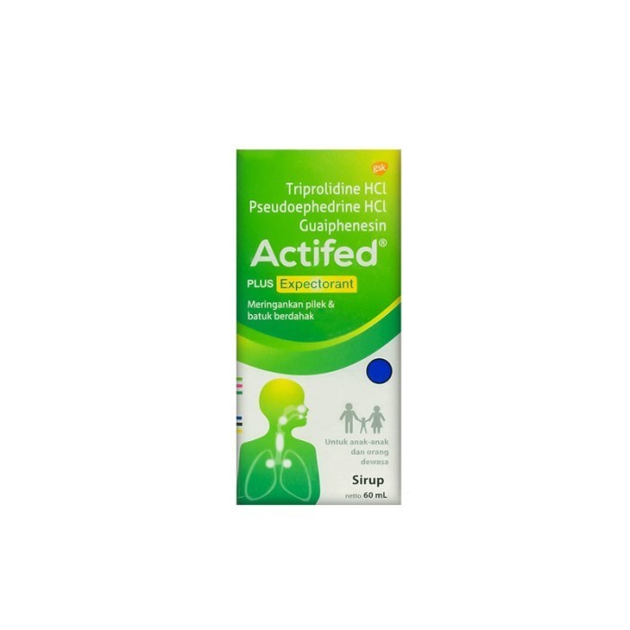 Obat Batuk ACTIFED EXPECTORANT 60 ML HIJAU ORI