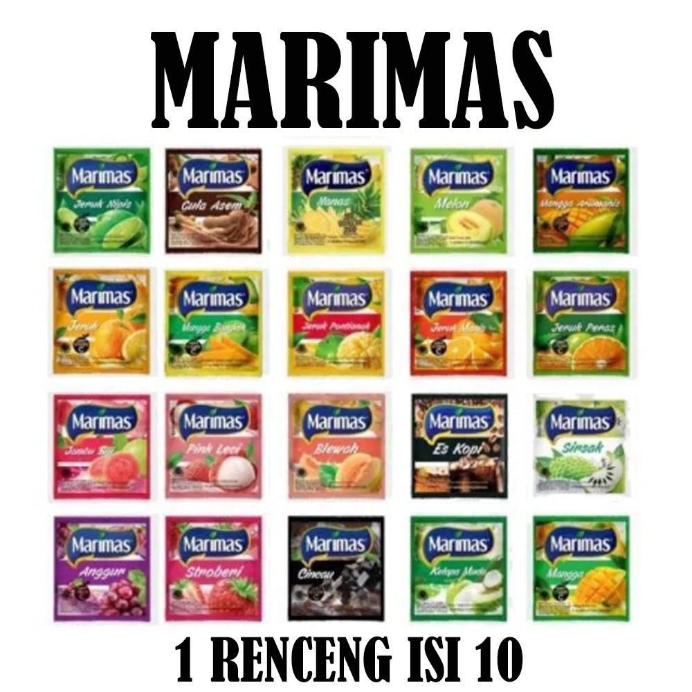 

MINUMAN MARIMAS RENCENG ISI 10 pusat grosir murah meriah