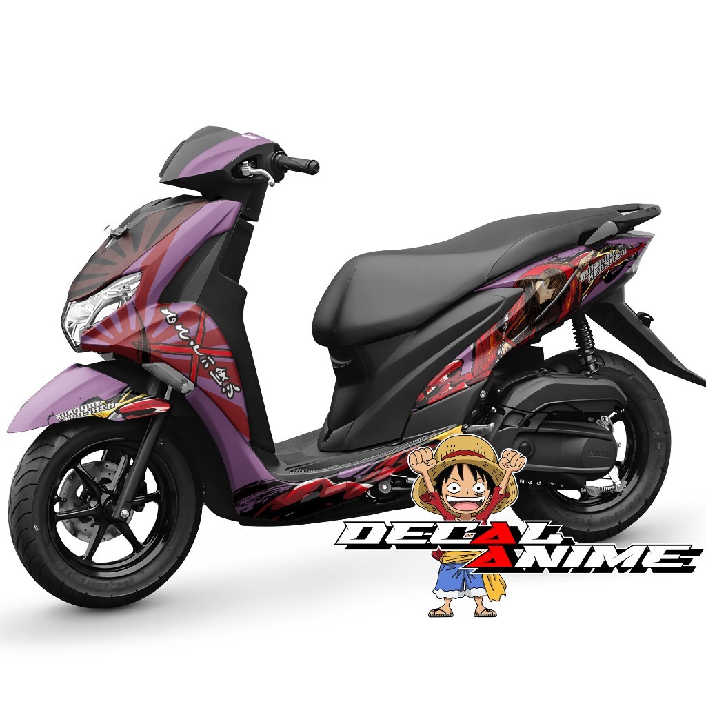 Decal Stiker Freego Full body sticker Freego 2018-2022 Free Go 2023-2025 Anime Rurouni Kenshin 2