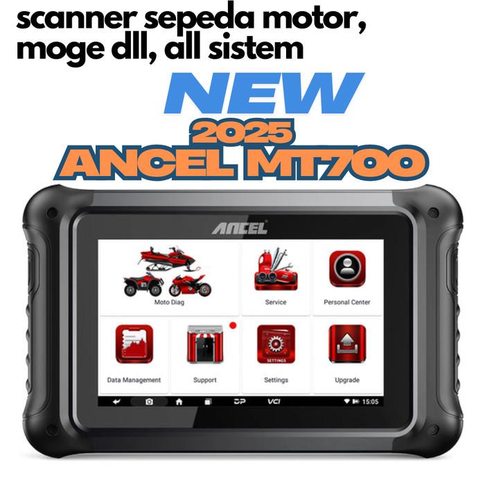 scanner Sepeda Motor ANCEL MT700 Obd2  all sistem ABS TPMS EBS ECU terbaru untuk harley bmw honda ya