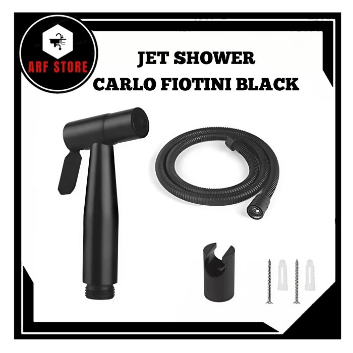 Jet Shower Carlo Fiontini Original Black/Hitam
