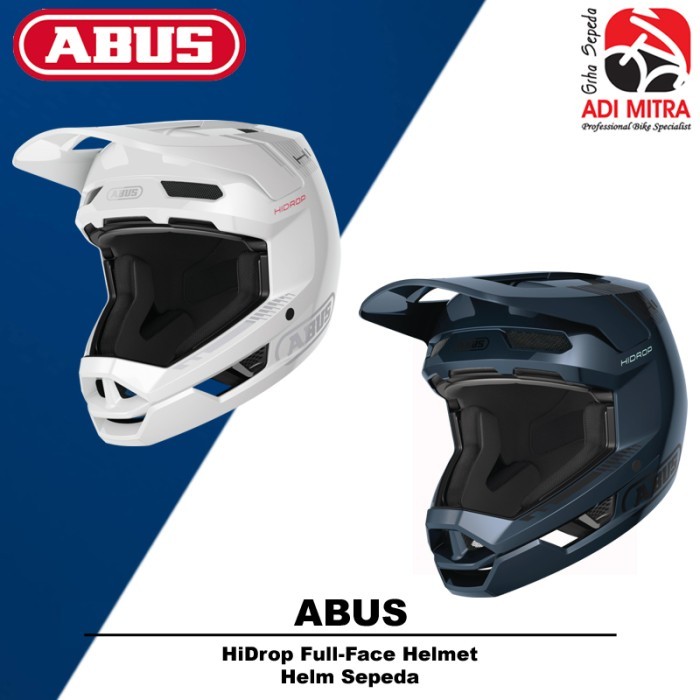 Abus HiDrop Full Face Helmet Helm Sepeda Fullface Downhill/BMX/Enduro Bike Helmet