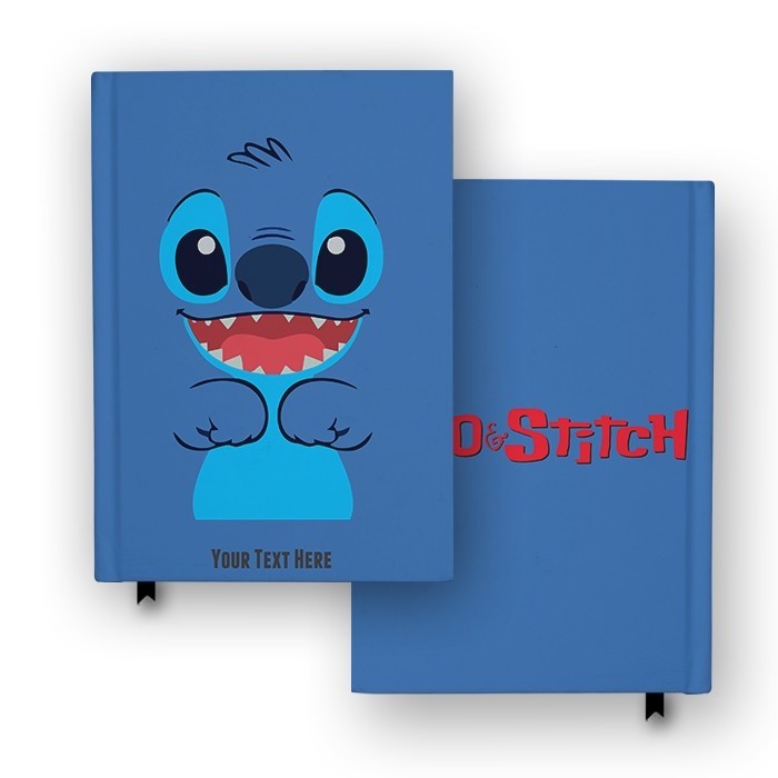 

Buku Catatan Stitch Couple Notebook Custom Nama Agenda Jurnal Diary