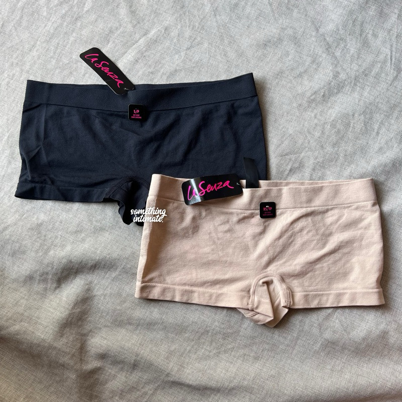 LASENZA Soft Cotton Seamless Boyshort Panty Basic Heather Ultrasoft Modal Panties Underwear Boxer Pa