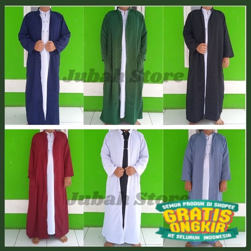 [COD] JUBAH BELAH / JUBAH LUAR / LUARAN / JUBAH HABIB / JUBAH PRIA HALUS wa/ Mewah
