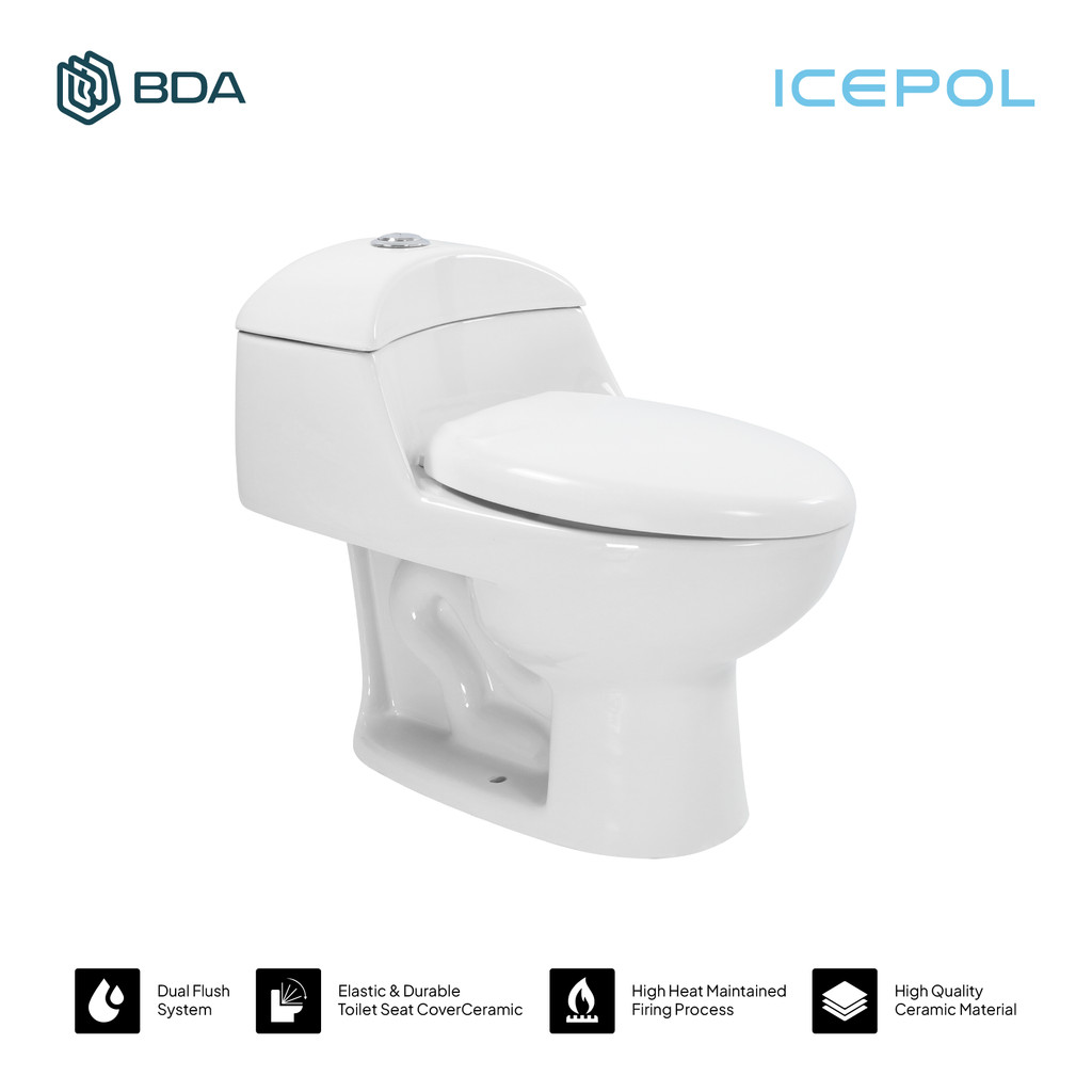 BEST SELLER Icepol Closet Duduk Kloset Duduk Toilet Duduk IC 8025 terlaris