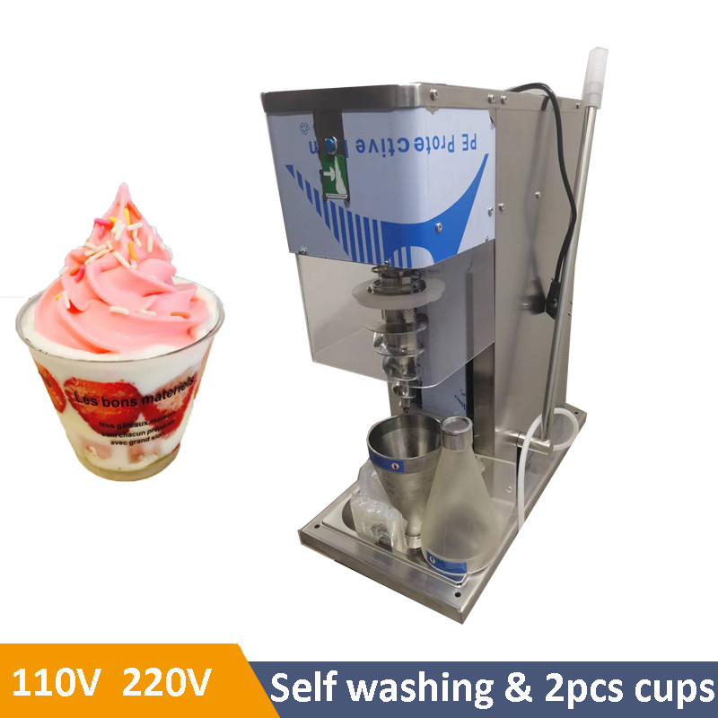 Freeze Fruit Yogurt Ice Cream Swirl Mixer Blender Real Ice Cream Maker Fruit Ice Cream Blender Mixer