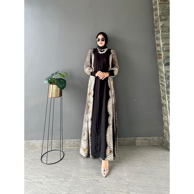 cn63wd Azeera Dress by Jelita Ukuran M XL 2xl