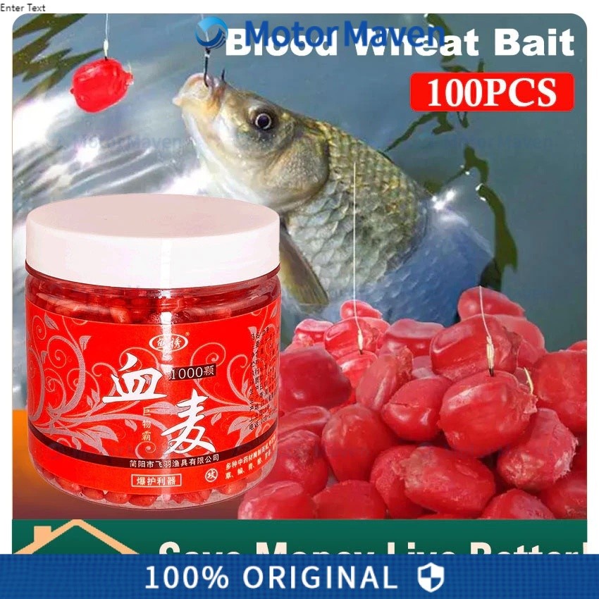 1000Pcs/Set Umpan Pelet Cacing Darah Umpan Ikan Mas Umpan Pancing Pelet Ikan Cacing Darah Merah