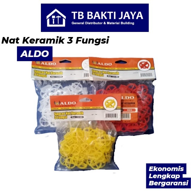 Spacer Nat Keramik 2mm 1.5mn 1mm / Alat Perata Nat Kramik Granit Aldo 3 Fungsi