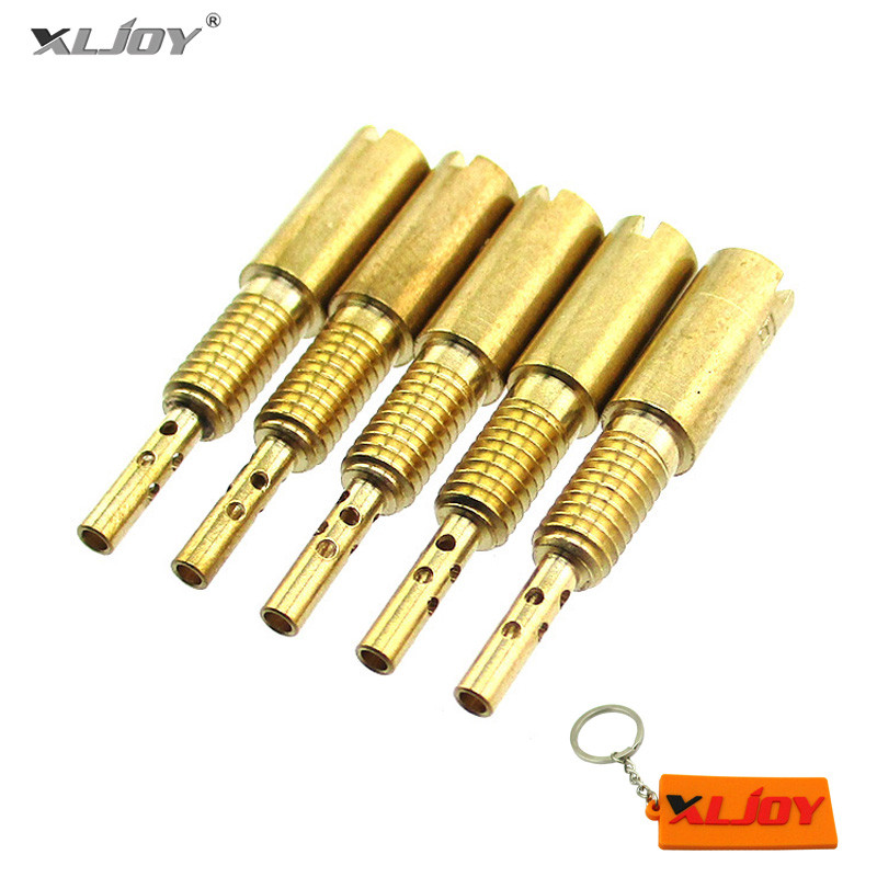 XLJOY Pit Dirt Bike Carburetor Pilot Slow Jets 15 17.5 20 22.5 25 For Mikuni Carb VM22-3847 VM26-672