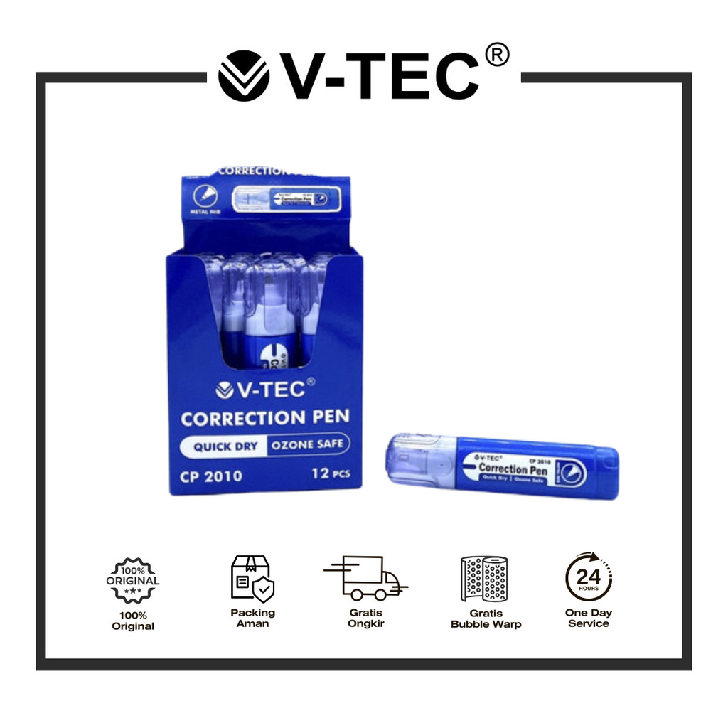 

V-TEC CORRECTION TAPE CP 2010 10ML MIX