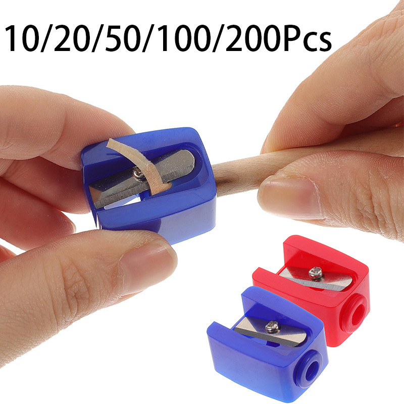 

10-200Pcs Makeup Pencil Sharpener Eye Liner Pencil Eyebrow Pen Blade Sharpener Pen Knife Pencil Sharpener