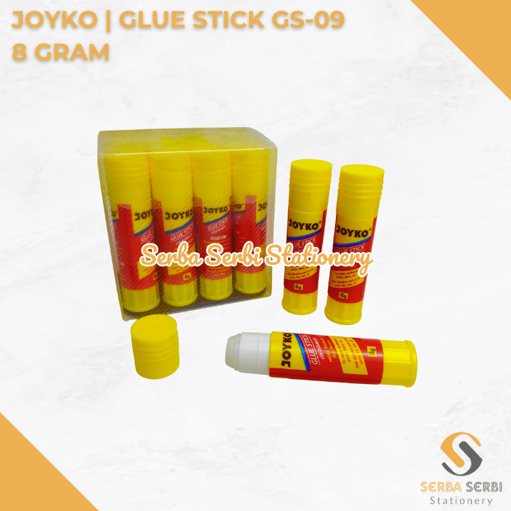 

GROSIR (1 PAK ISI 12 BIJI) JOYKO - LEM STIK / BATANG / GLUE STIC / STICK GS-09 8 GR 8 GRAM