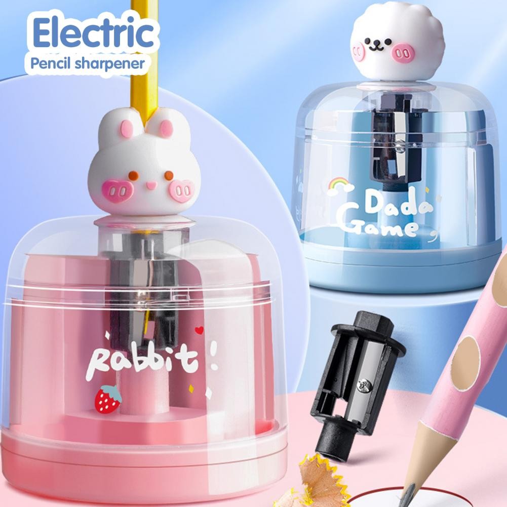 

Electric Sharpener Full-automatic Sharp Blade Detachable Hob Replaceable Cutter Holder Bottom Pencil Sharpener School Supply