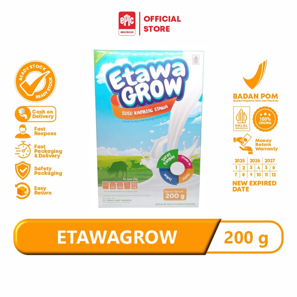 

Susu Etawagrow 200 gram 1 box asli original