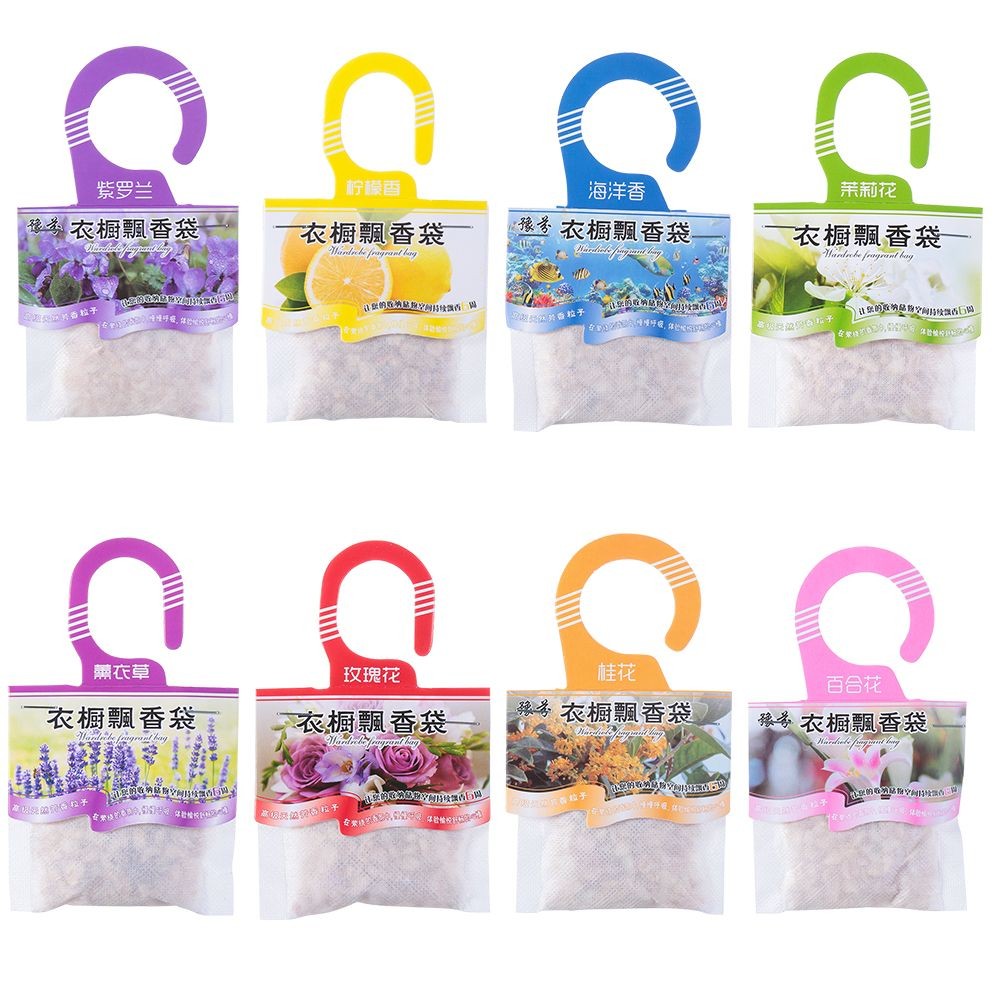 

1packs Hanging Hangable Fragrances Air Fresheners Deodorizing Paper Spices Bags Wardrobe Sachets Aromatherapy Bag