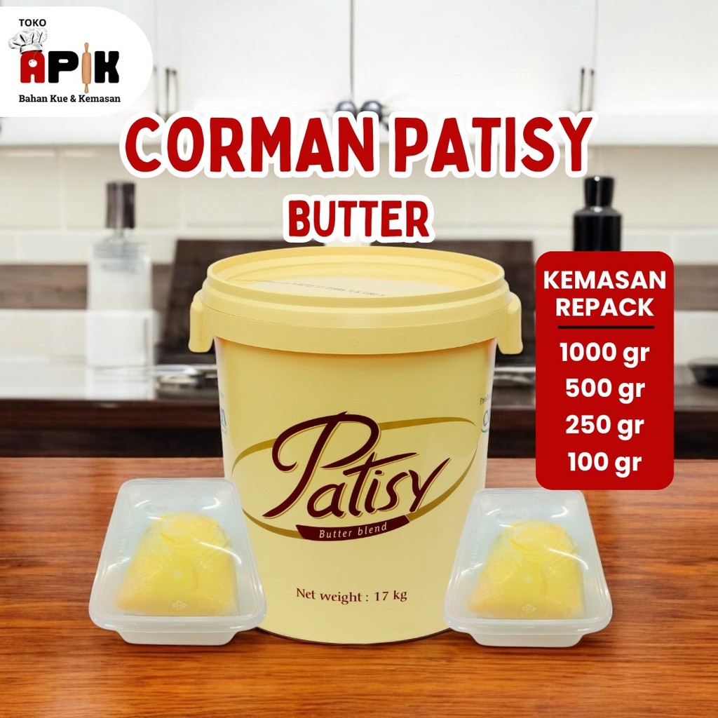 

CORMAN Patisy Butter Kemasan Repack - Makanan Baking - Food