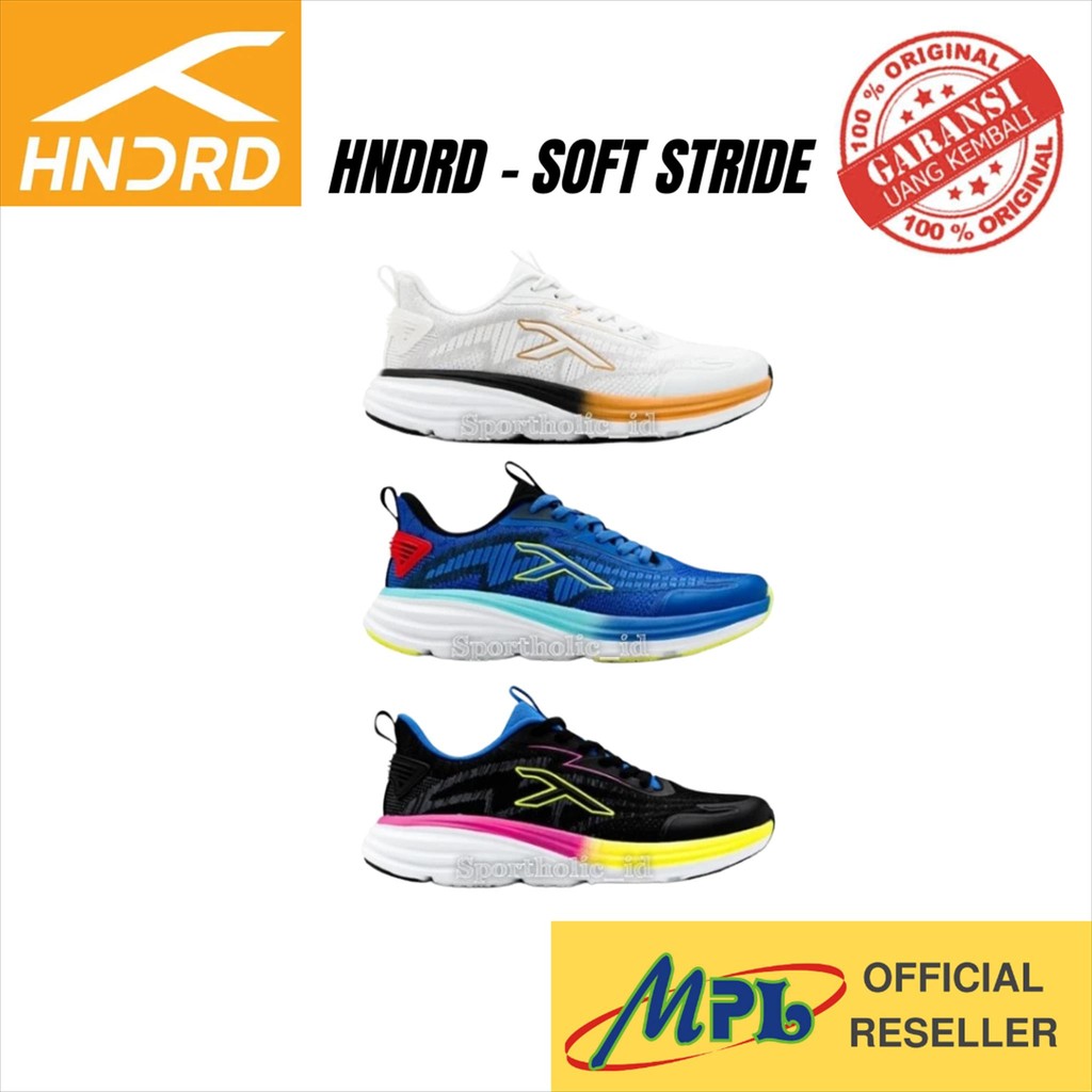 SEPATU RUNNING HUNDRED SOFT STRIDE