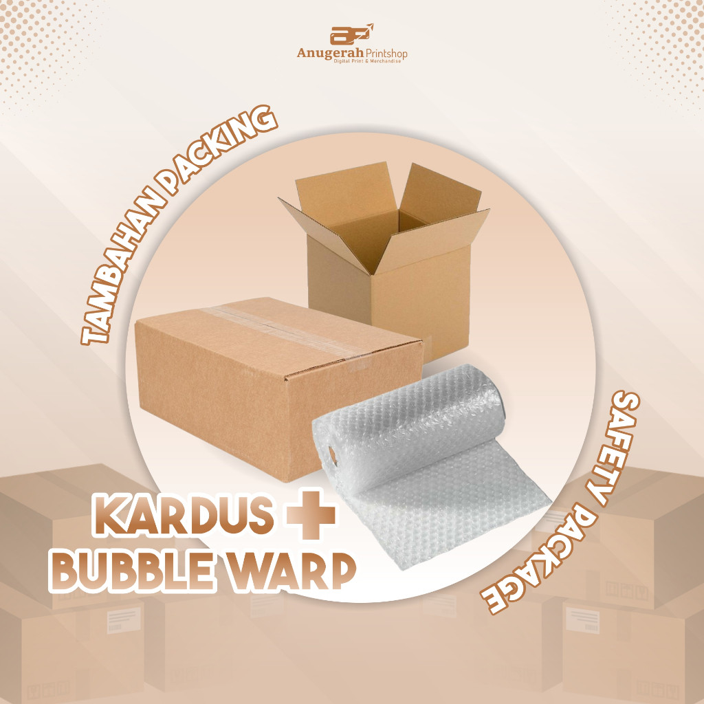 

Packing Kardus + Extra Bubble Wrap